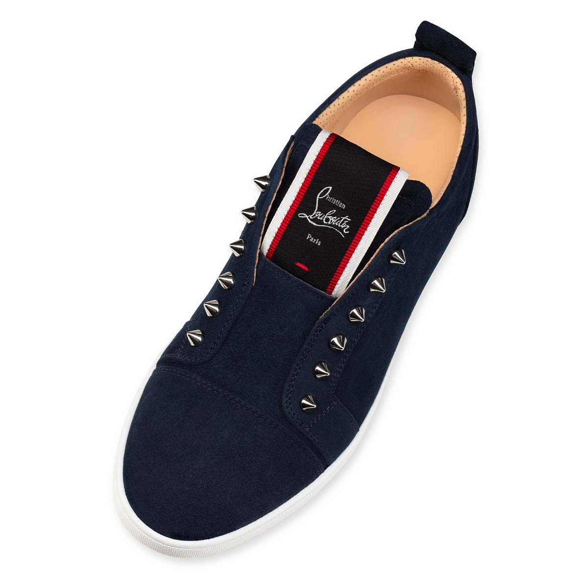 Navy Men's Christian Louboutin F.A.V Fique A Vontade Low Top Sneakers | TJrbAcbt