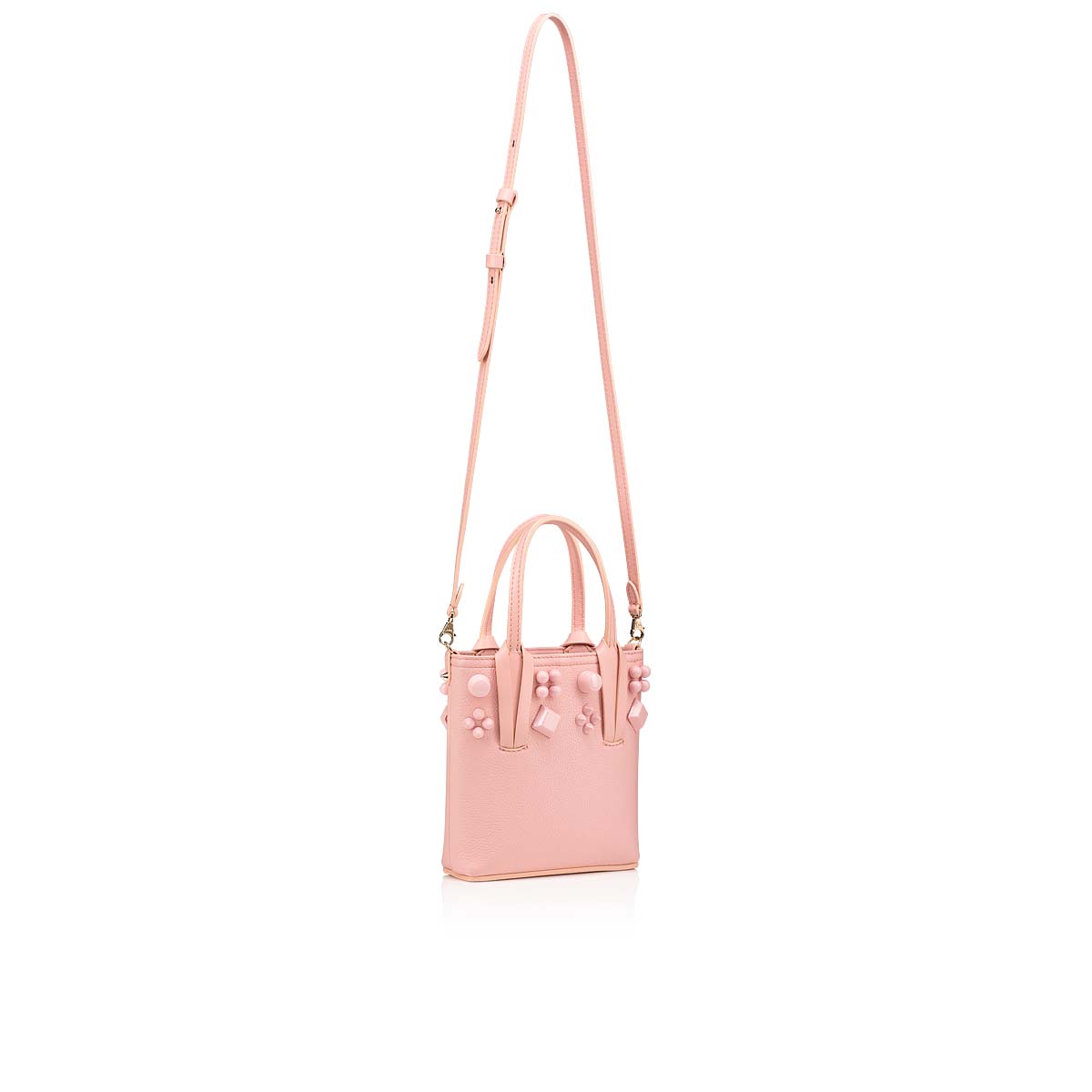 Pink Women's Christian Louboutin Cabata N/S Mini Top Handles | rhmXu4MT