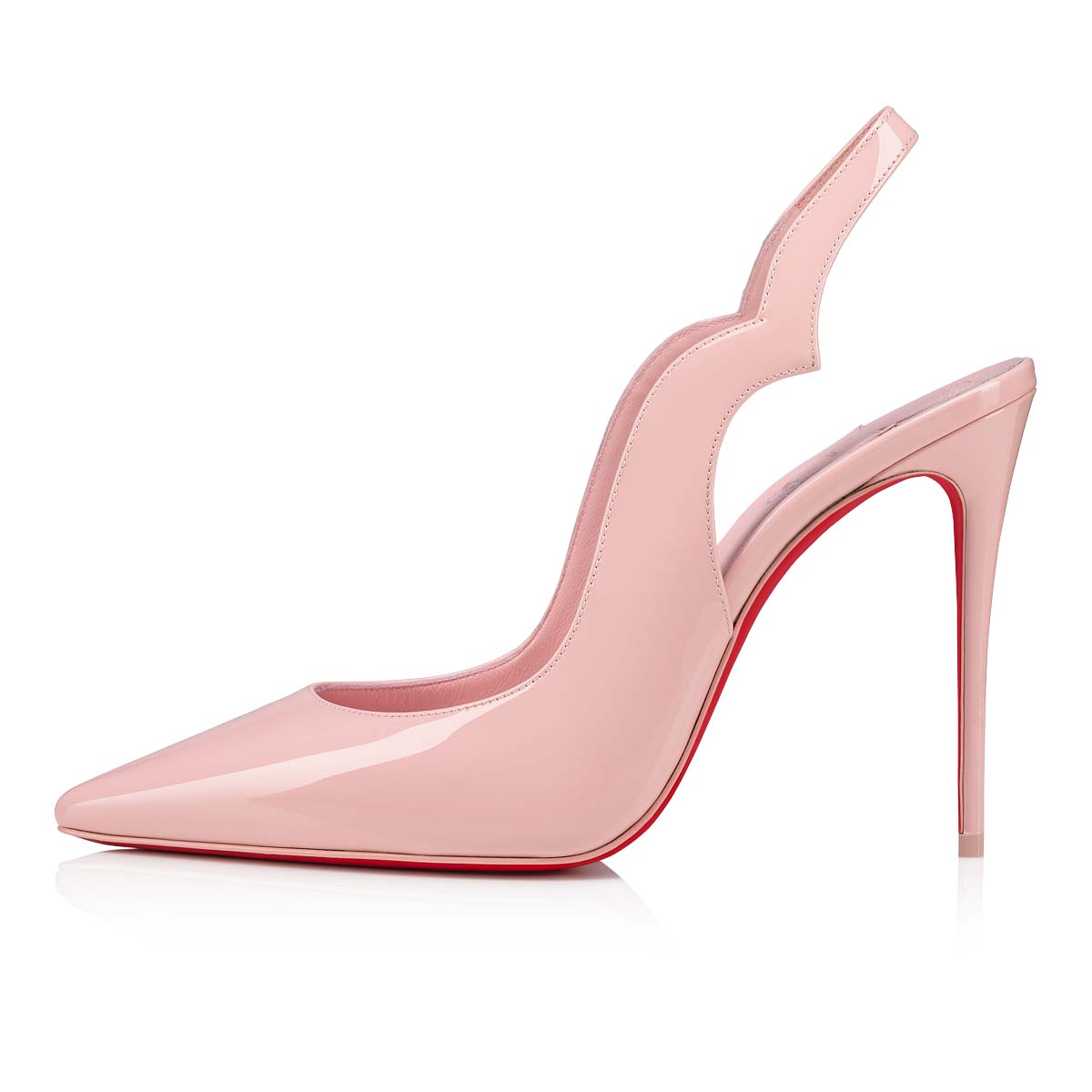 Pink Women's Christian Louboutin Hot Chick Sling Heels | 2gHnAFg7