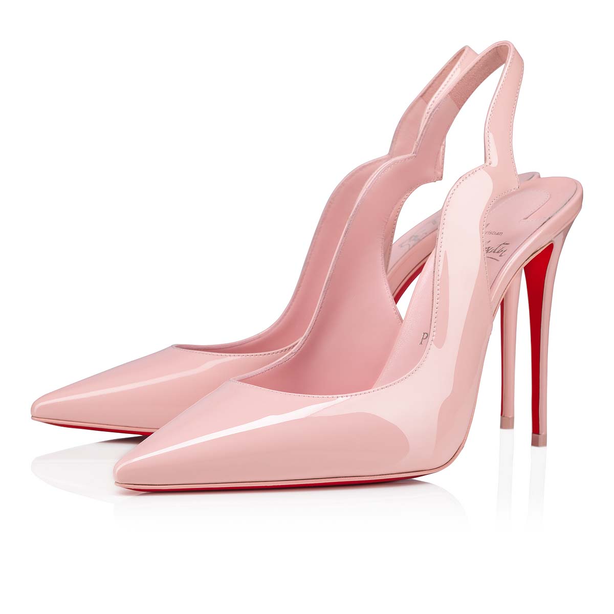 Pink Women\'s Christian Louboutin Hot Chick Sling Heels | 2gHnAFg7