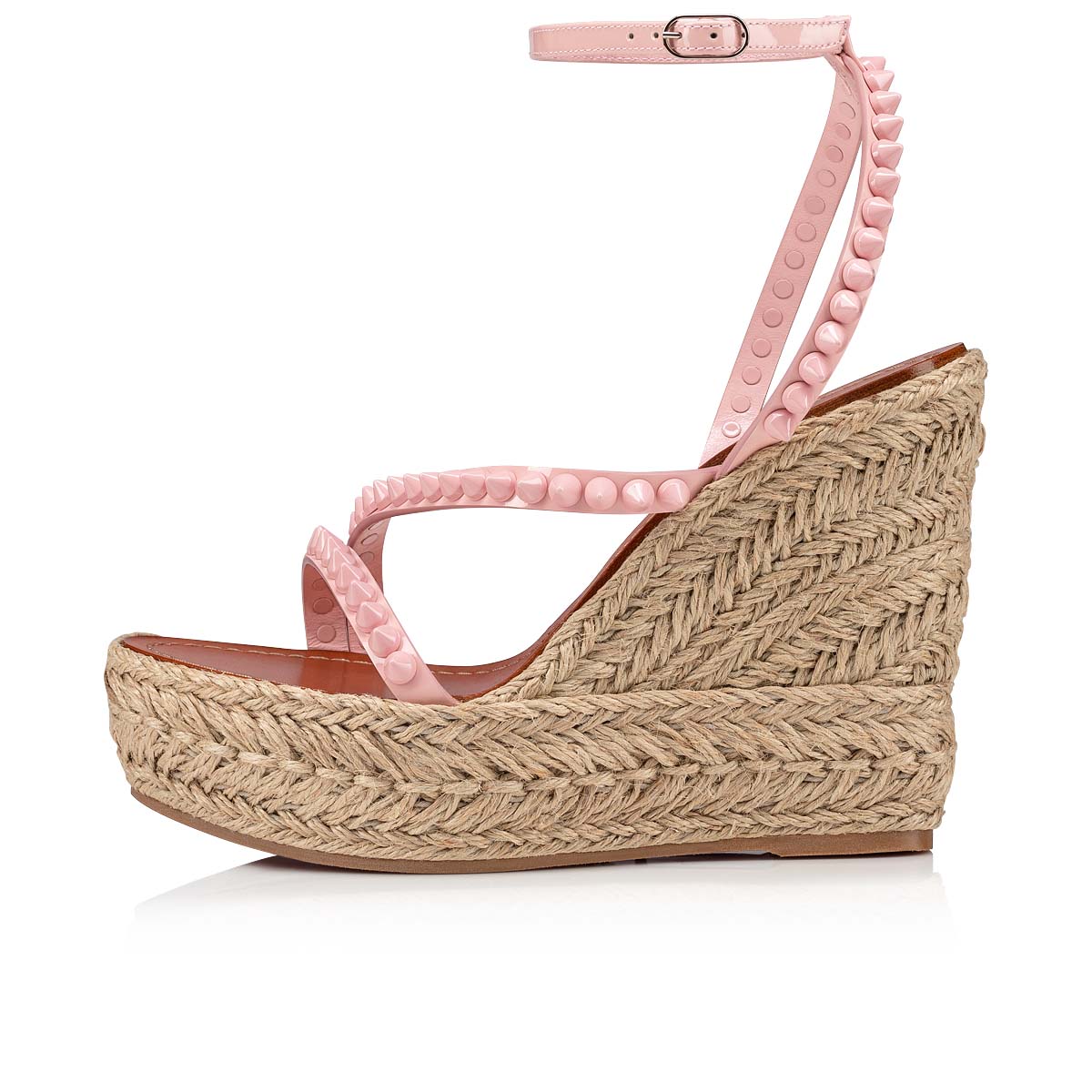 Pink Women's Christian Louboutin Mafaldina Zeppa Espadrilles | SCDsrZmF