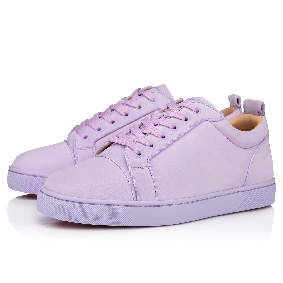 Purple Men\'s Christian Louboutin Louis Junior Low Top Sneakers | IFMyqA9b