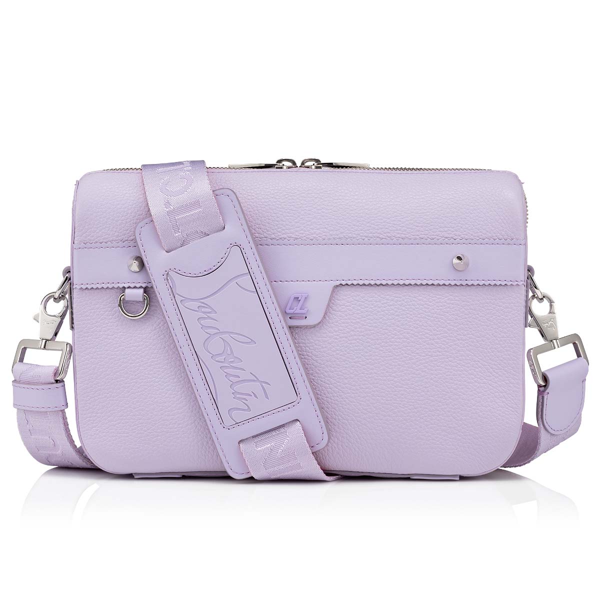 Purple Men\'s Christian Louboutin Ruisbuddy Messenger Bags | L5NJijUa