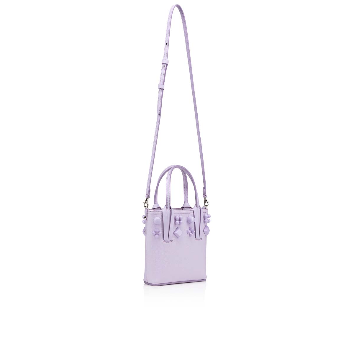 Purple Women's Christian Louboutin Cabata N/S Mini Top Handles | 87BkScKd