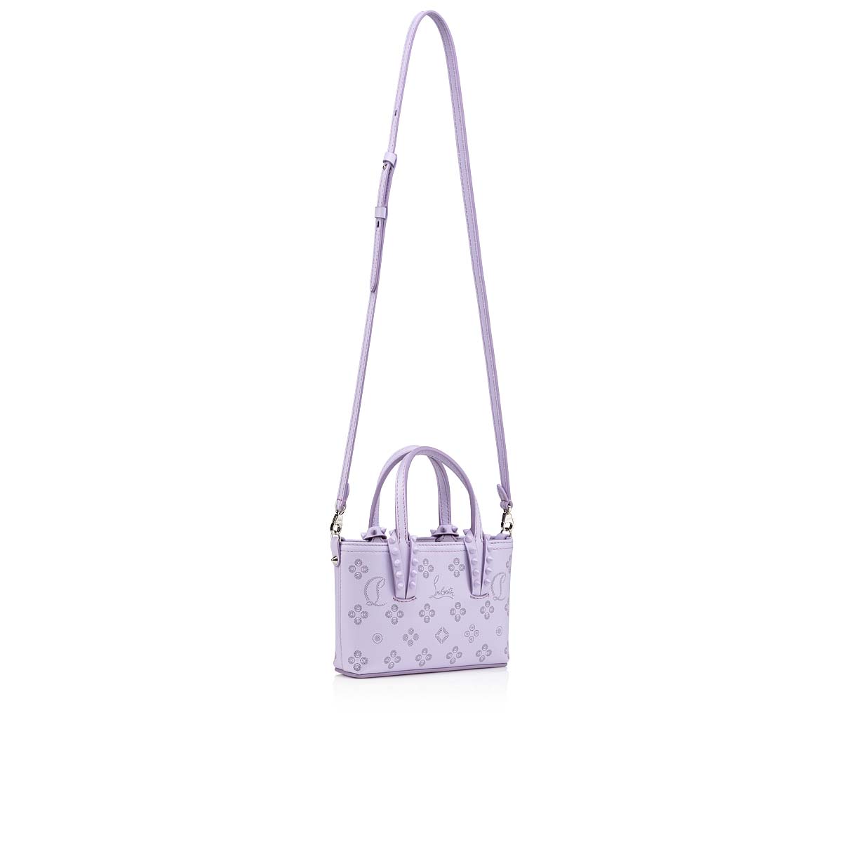 Purple Women's Christian Louboutin Cabata E/W Nano Totes | C3GzzNhr