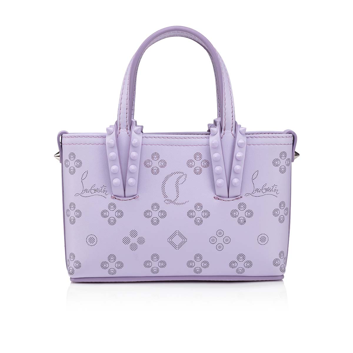 Purple Women's Christian Louboutin Cabata E/W Nano Totes | C3GzzNhr