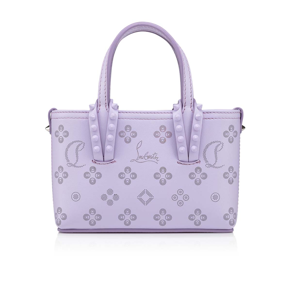 Purple Women\'s Christian Louboutin Cabata E/W Nano Totes | C3GzzNhr