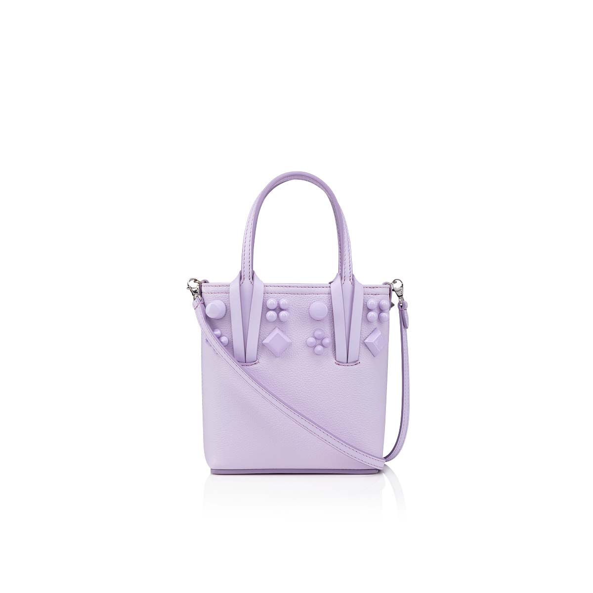 Purple Women's Christian Louboutin Cabata N/S Mini Totes | VL7RqVdT