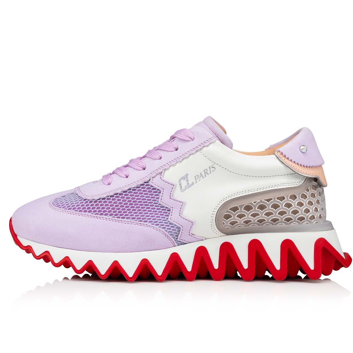 Purple Women's Christian Louboutin Loubishark Sneakers | jerlGDVw