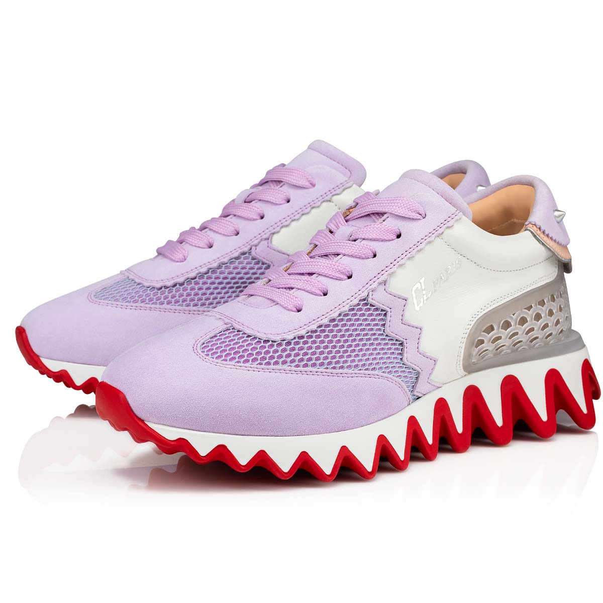 Purple Women\'s Christian Louboutin Loubishark Sneakers | jerlGDVw