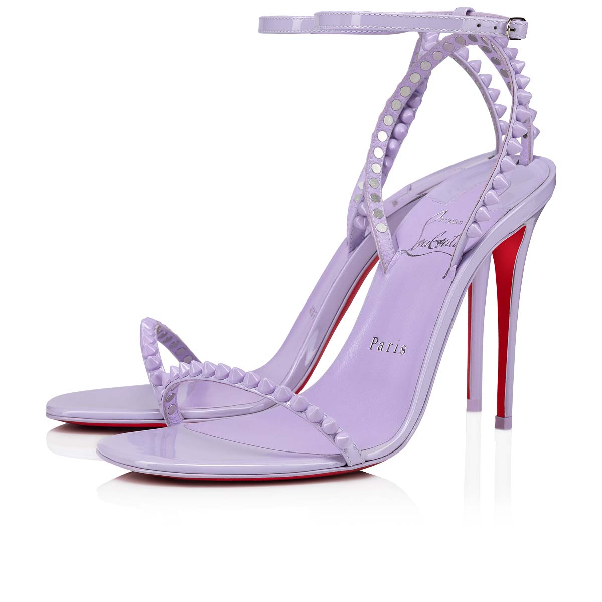 Purple Women\'s Christian Louboutin So Me Sandals & Slides | auVhPgmX