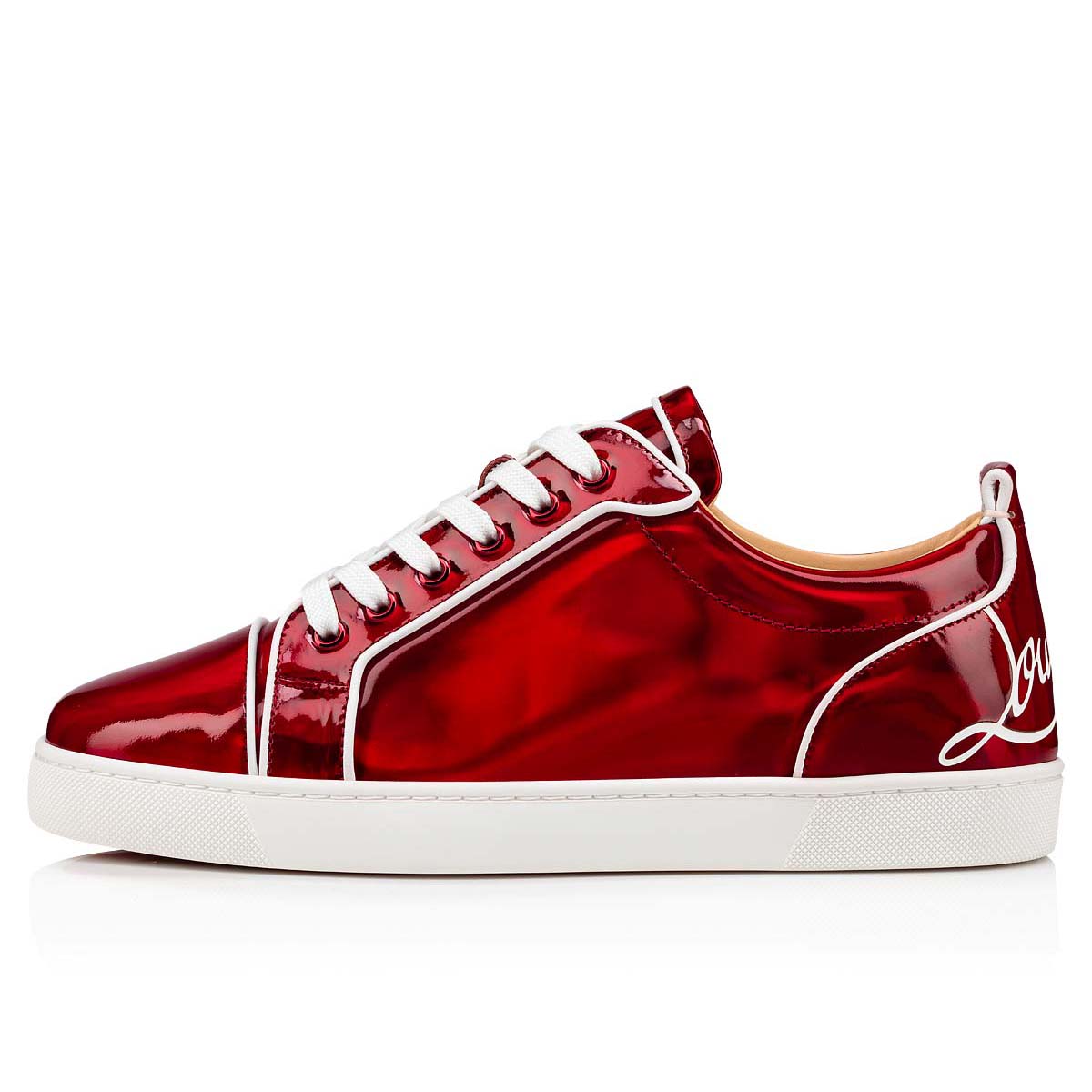 Red Men's Christian Louboutin Fun Louis Junior Low Top Sneakers | jcjemTHt