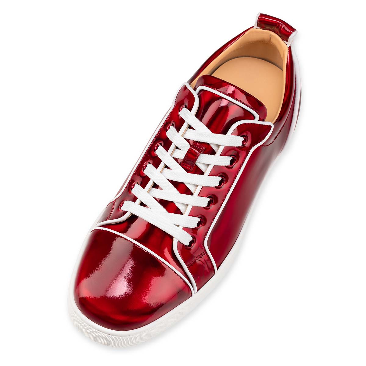 Red Men's Christian Louboutin Fun Louis Junior Low Top Sneakers | jcjemTHt