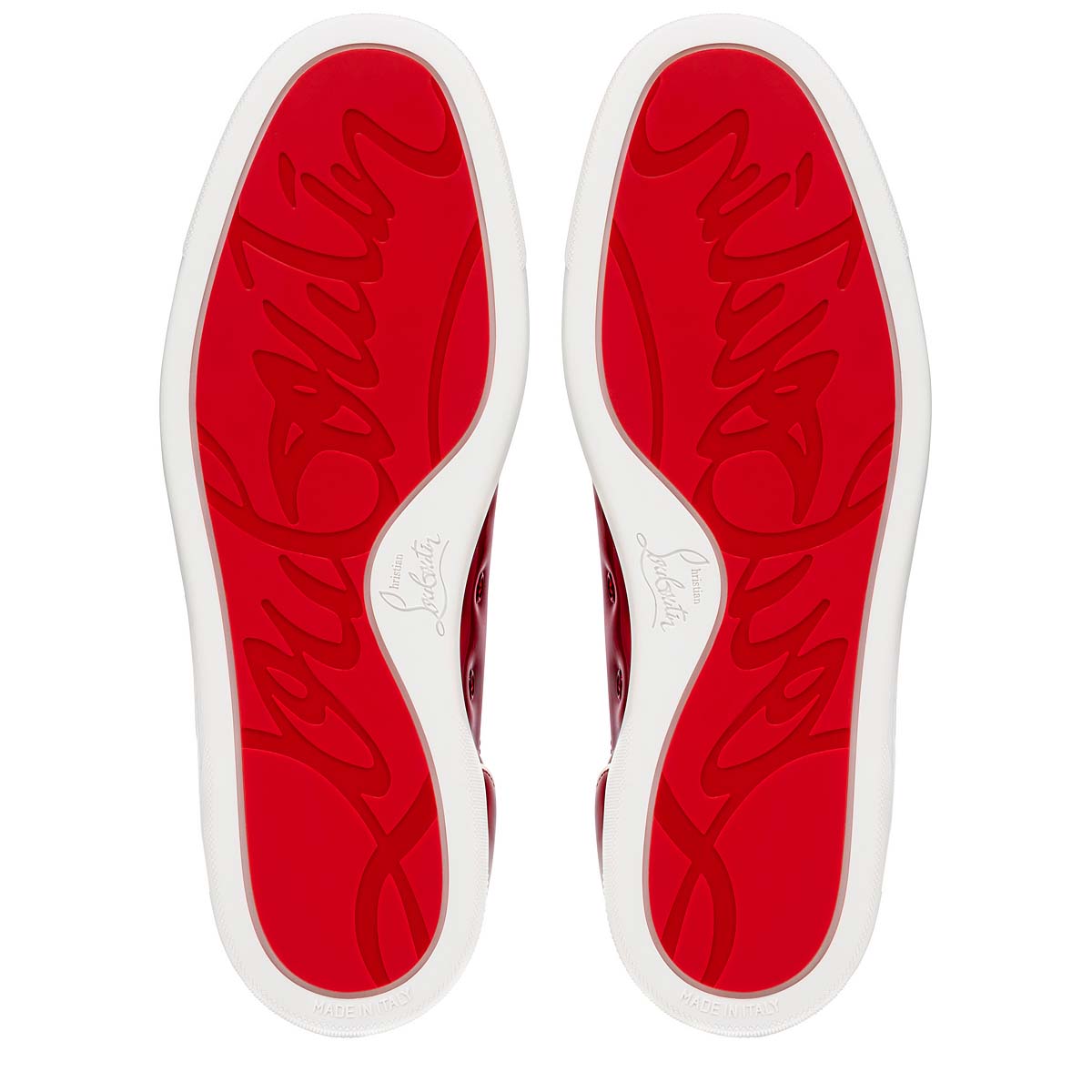 Red Men's Christian Louboutin Fun Louis Junior Low Top Sneakers | jcjemTHt