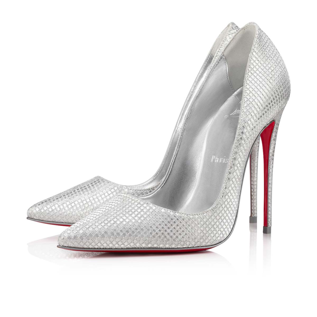 Silver / Silver Women\'s Christian Louboutin So Kate Heels | GCaoU4AF