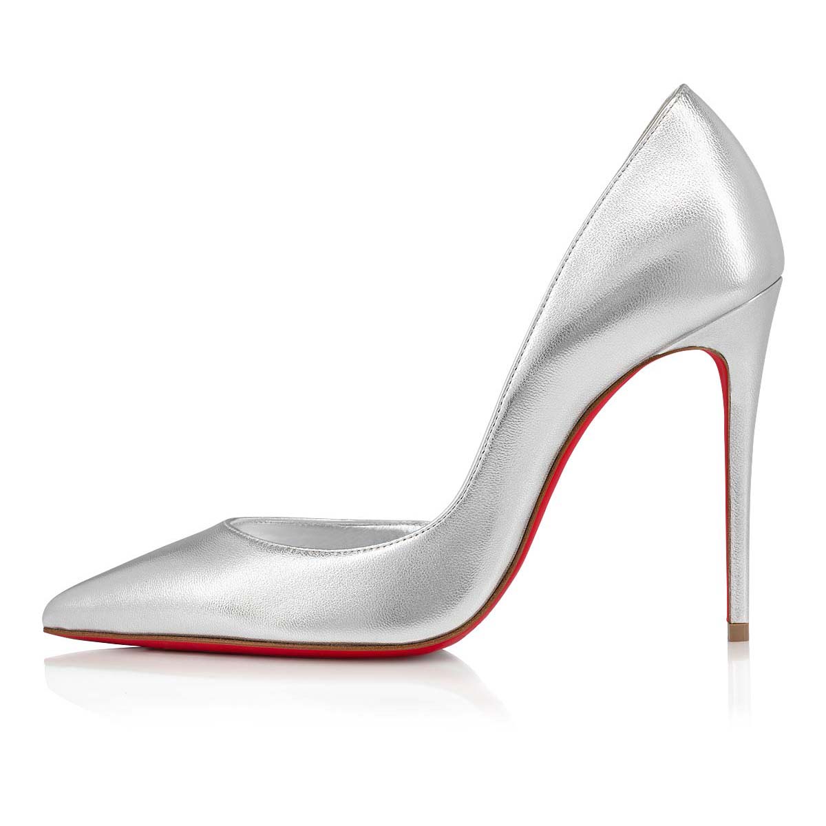 Silver Women's Christian Louboutin Iriza Heels | JFOufz4t