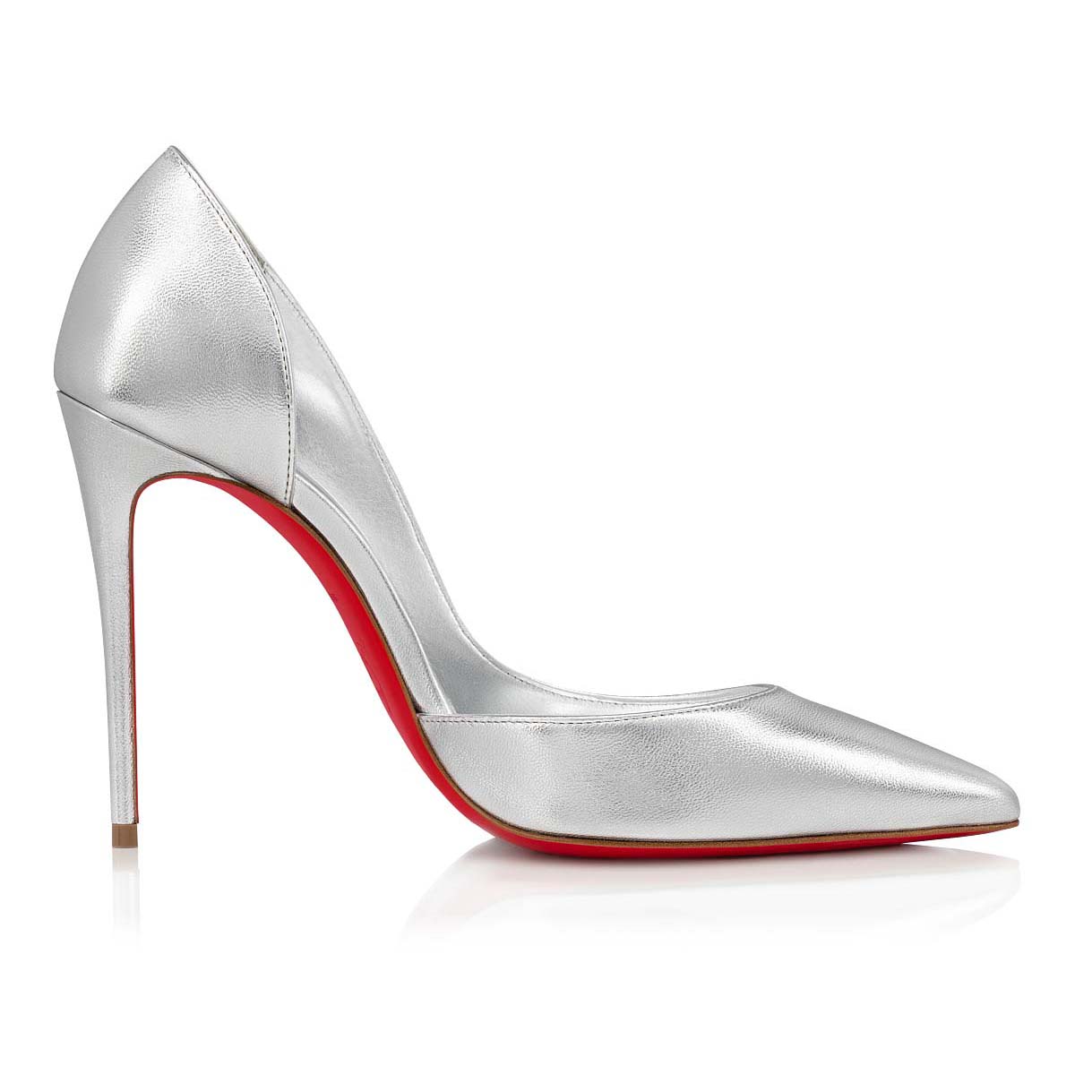 Silver Women's Christian Louboutin Iriza Heels | JFOufz4t