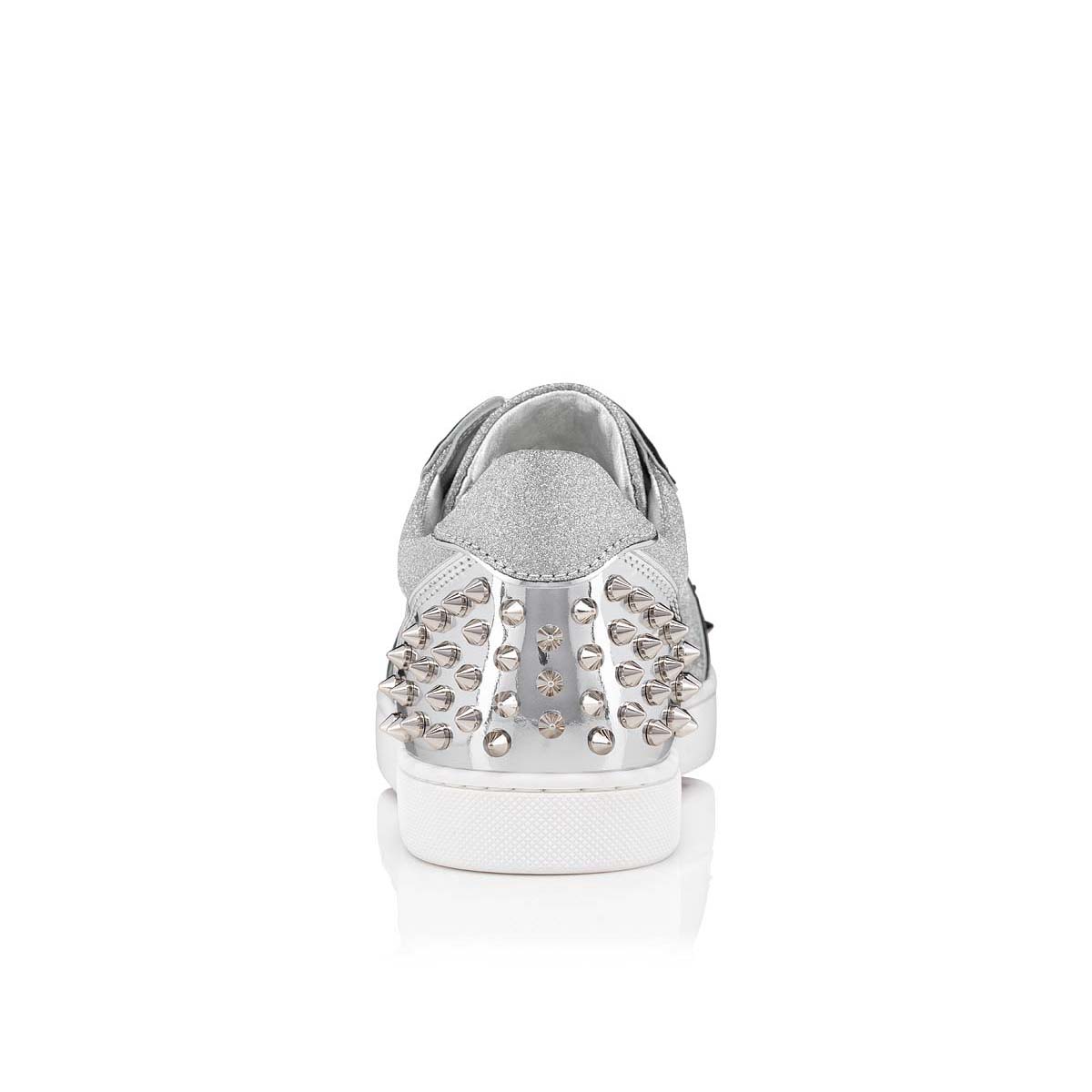 Silver Women's Christian Louboutin Vieira 2 Sneakers | qAYKhDPJ