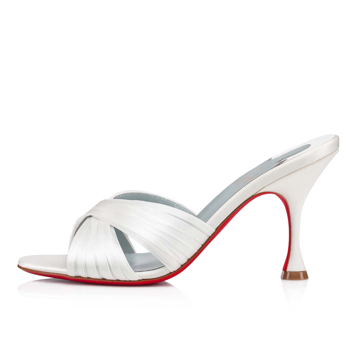 White / Blue Women's Christian Louboutin Nicol Is Back Mules | UDjzSwEN