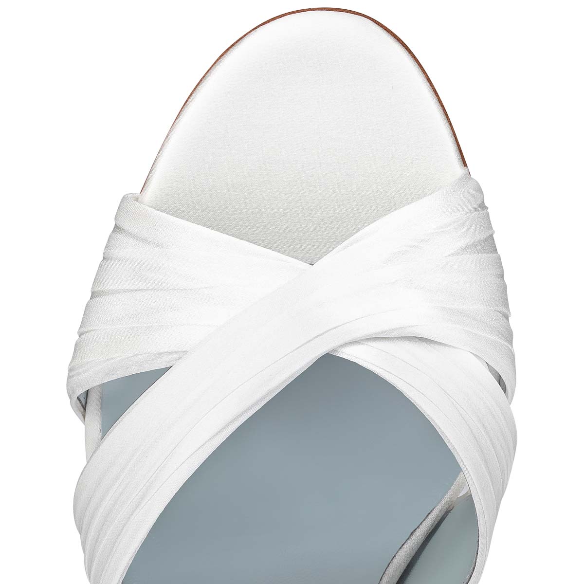 White / Blue Women's Christian Louboutin Nicol Is Back Mules | UDjzSwEN