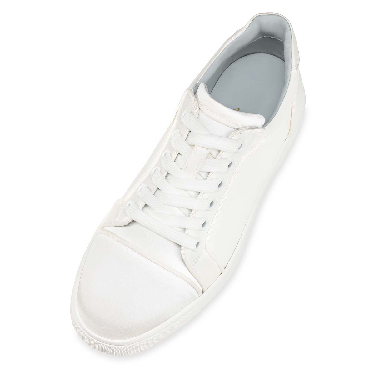 White / Blue Women's Christian Louboutin Vieira Sneakers | e4agsz95