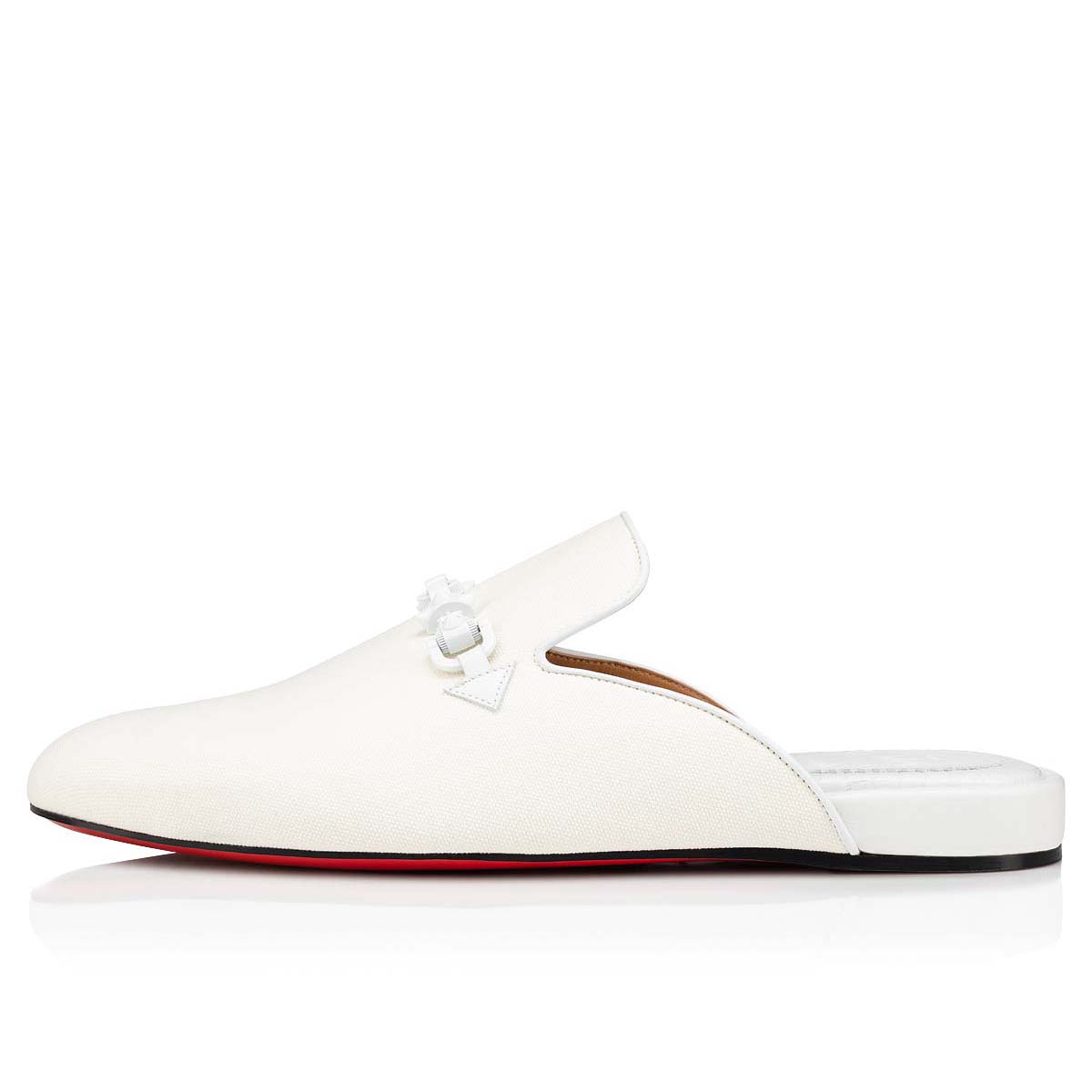 White Men's Christian Louboutin Coolito Swing Man Loafers & Slip-ons | h0QmBJu2