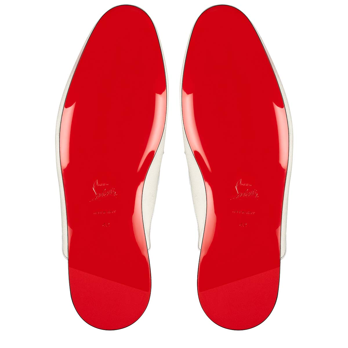 White Men's Christian Louboutin Coolito Swing Man Loafers & Slip-ons | h0QmBJu2