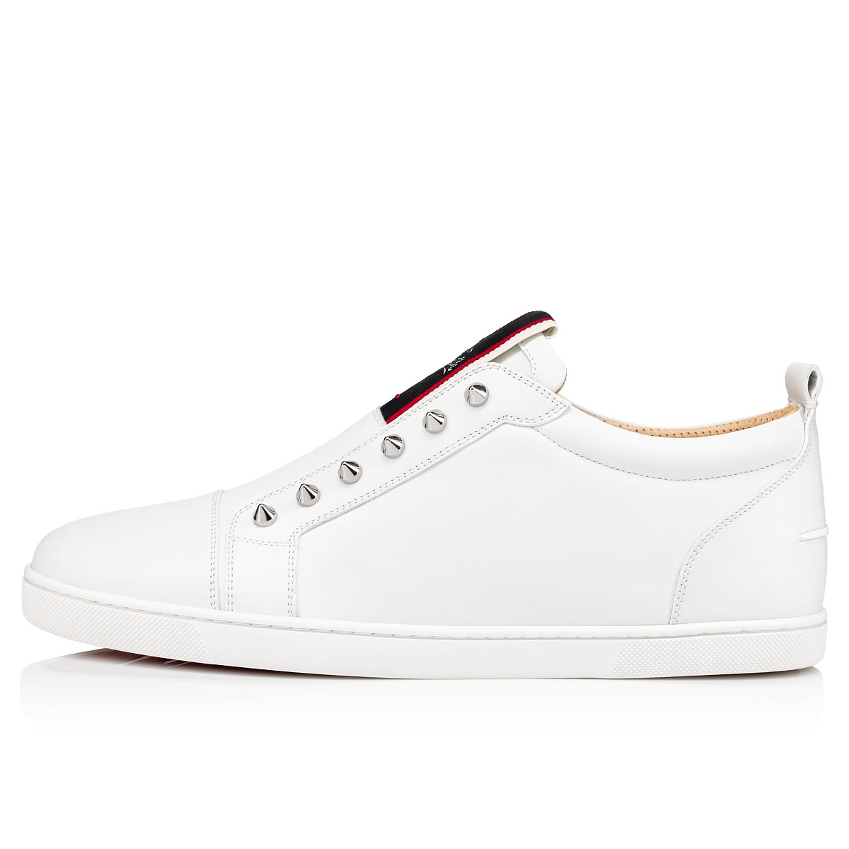 White Men's Christian Louboutin F.A.V Fique A Vontade Low Top Sneakers | TK10Dc1j