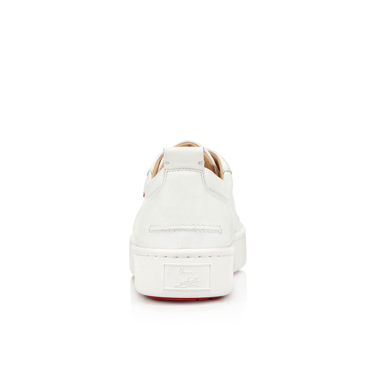 White Men's Christian Louboutin Happyrui Spikes Low Top Sneakers | zX5flRz7