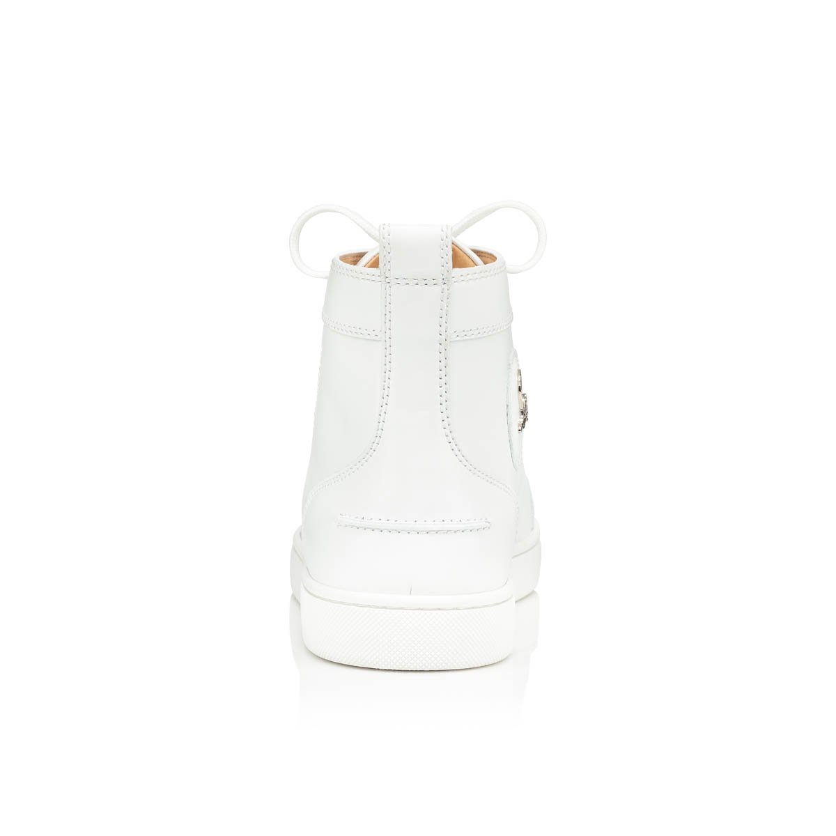 White Men's Christian Louboutin Louis High Top Sneakers | Eko4O7ik