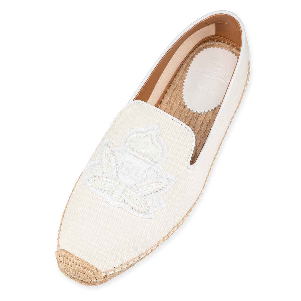 White Men's Christian Louboutin Nanou Max Espadrilles | iVbBS85D