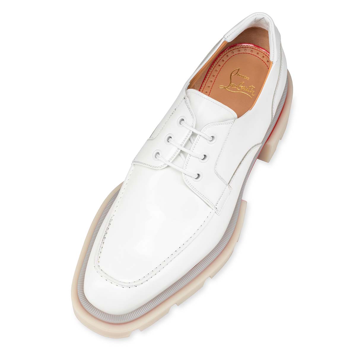 White Men's Christian Louboutin Our Georges L Buckles & Lace-ups | bDSx97mJ