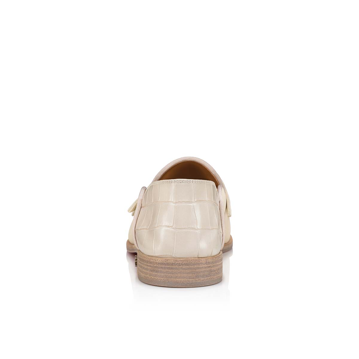 White Men's Christian Louboutin Penny No Back Loafers & Slip-ons | 8T53YdLb