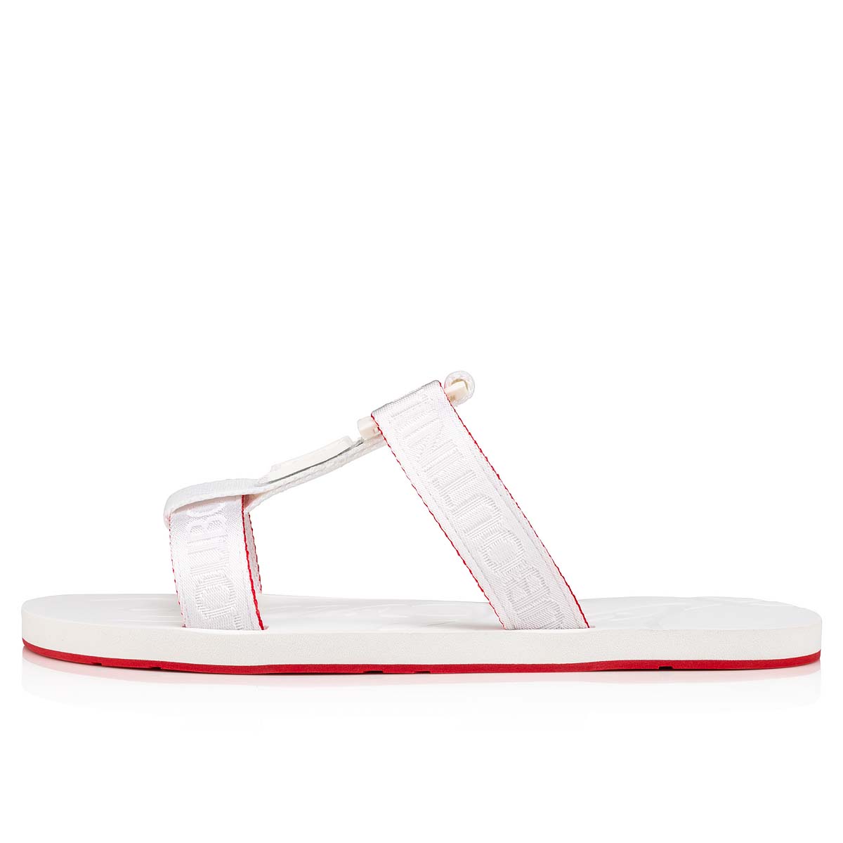 White Men's Christian Louboutin Surf Sandals & Slides | oiXnBfCW