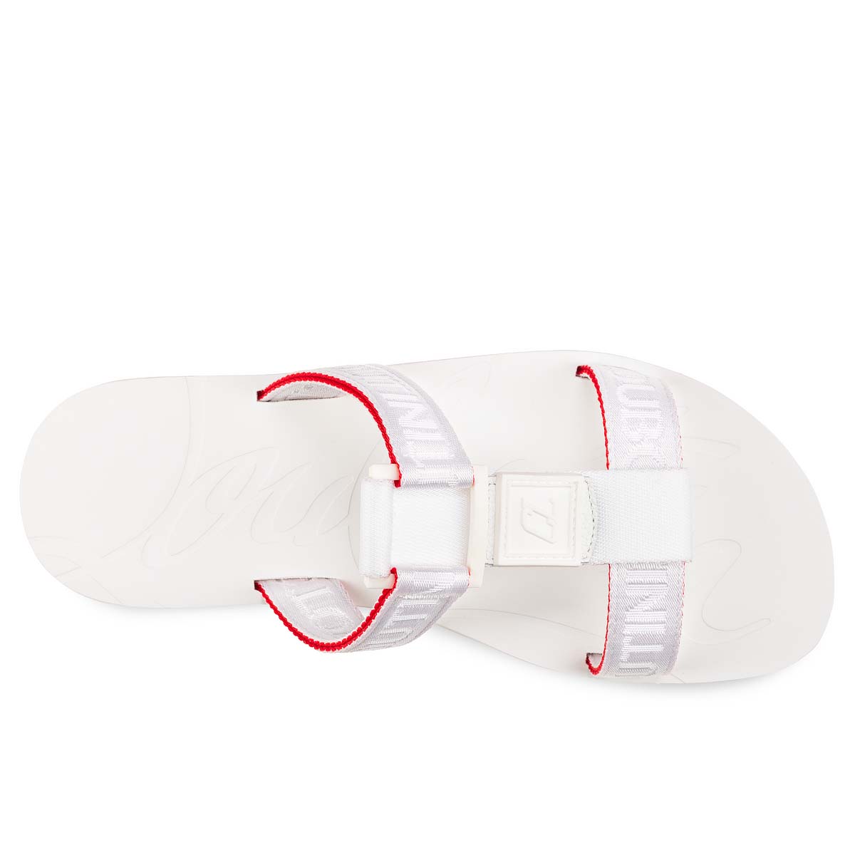 White Men's Christian Louboutin Surf Sandals & Slides | oiXnBfCW