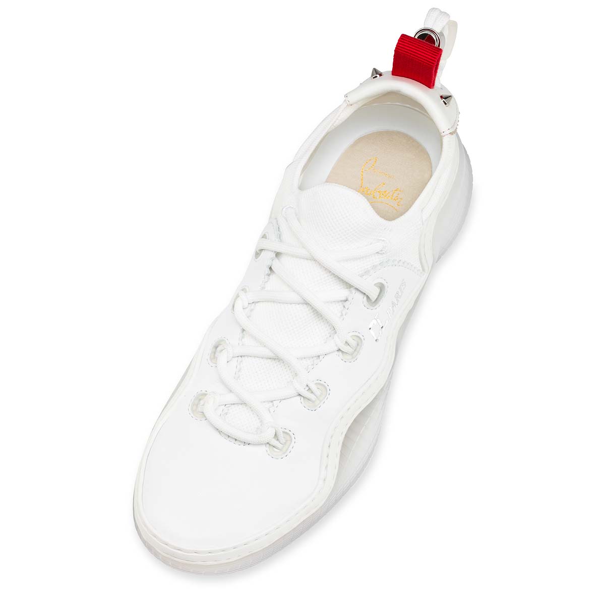 White Women's Christian Louboutin Arpoador Sneakers | YkAsnQzE