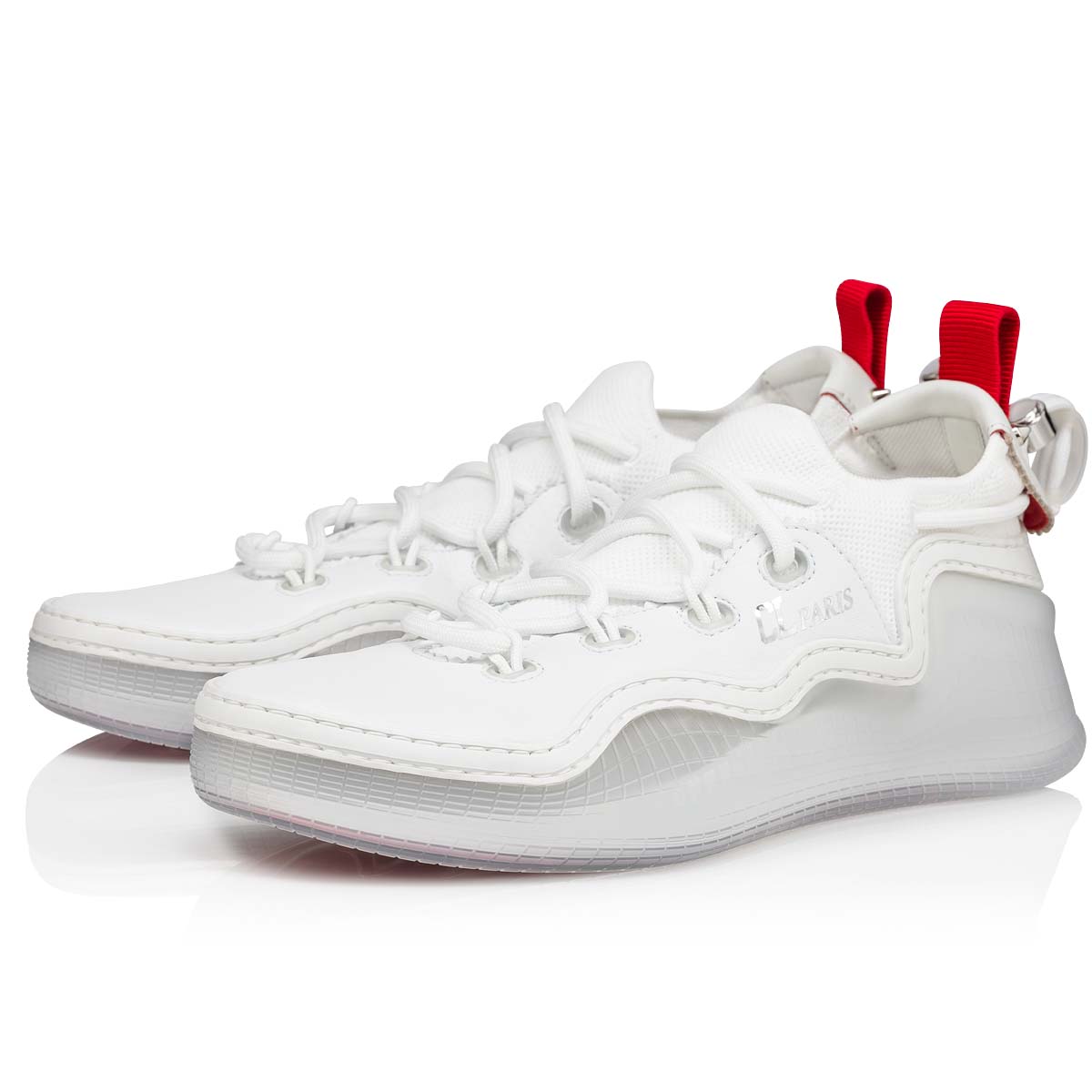 White Women\'s Christian Louboutin Arpoador Sneakers | YkAsnQzE