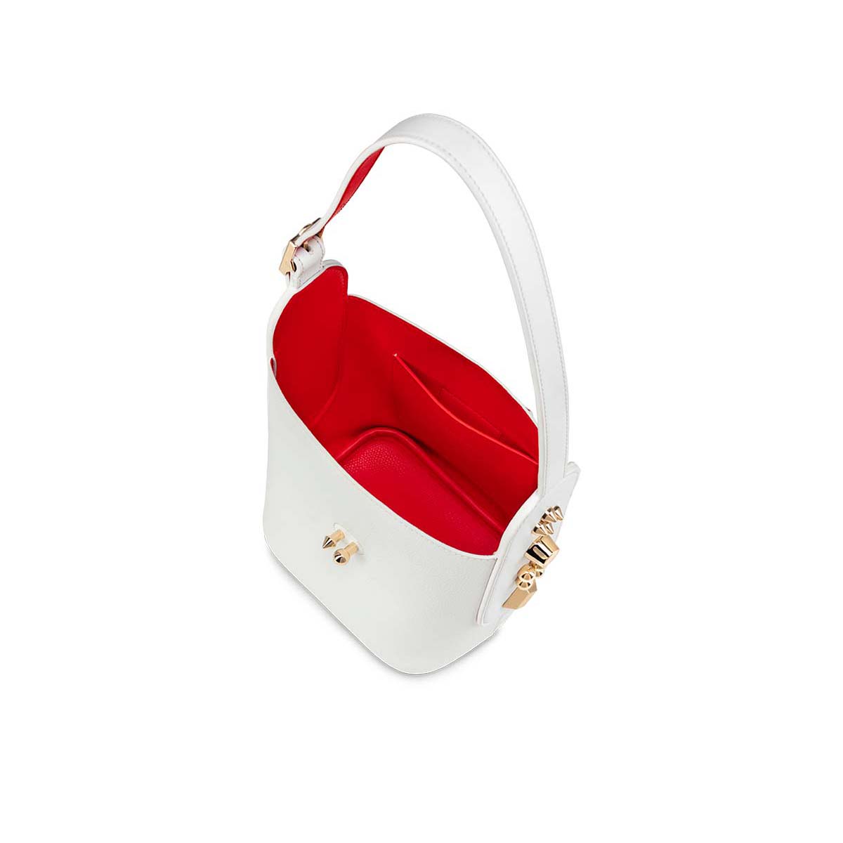 White Women's Christian Louboutin Carasky Mini Cross-body Bags | wULKvayr