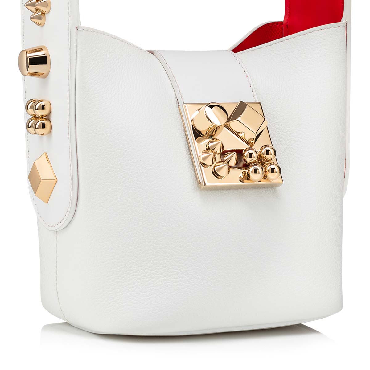 White Women's Christian Louboutin Carasky Mini Cross-body Bags | wULKvayr