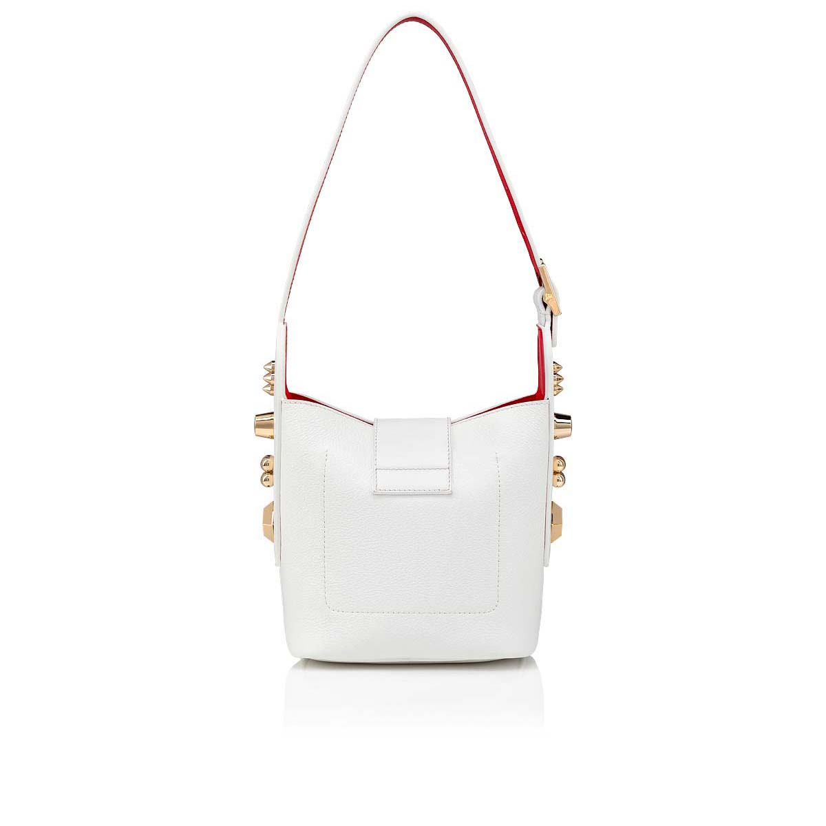 White Women's Christian Louboutin Carasky Mini Cross-body Bags | wULKvayr