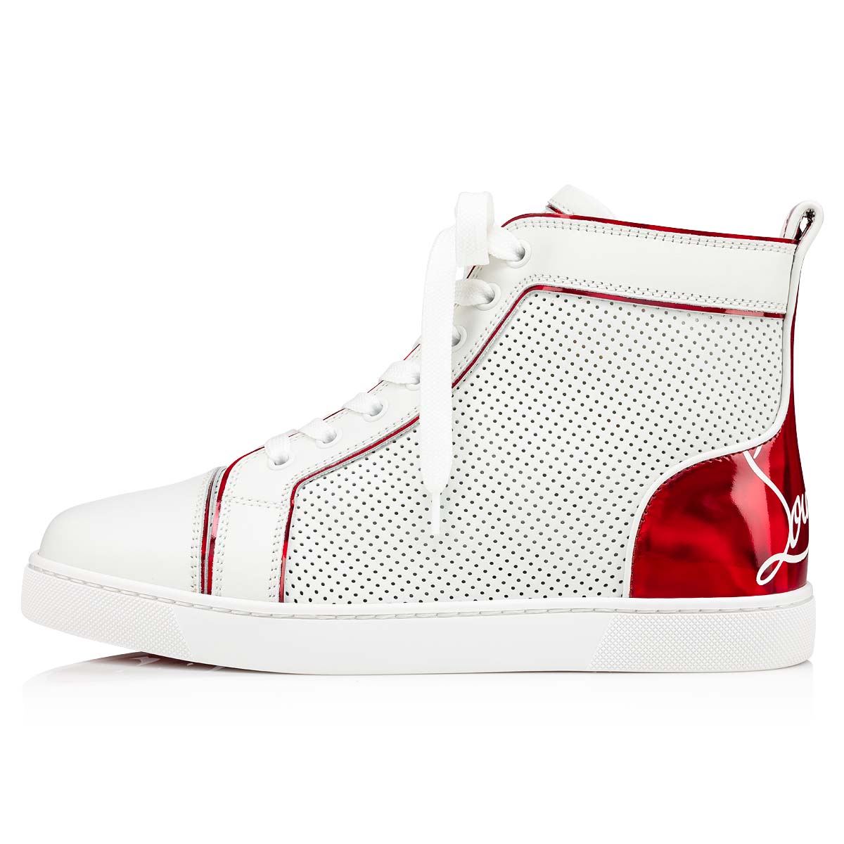 White Women's Christian Louboutin Fun Louis Sneakers | u2cUVPke