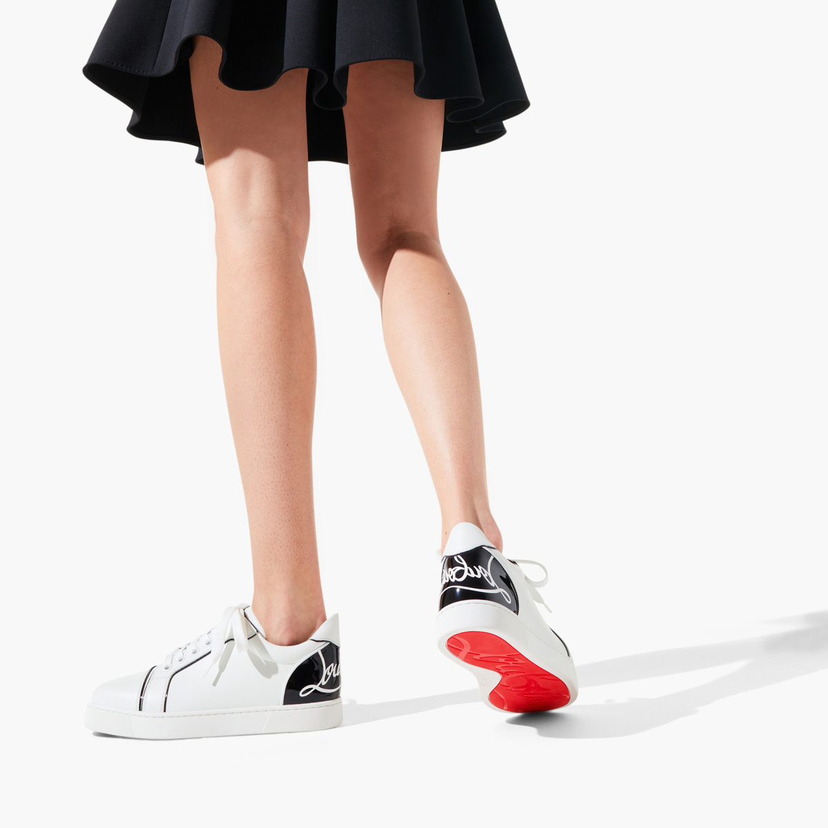 White Women's Christian Louboutin Fun Vieira Sneakers | Bkrdz2it