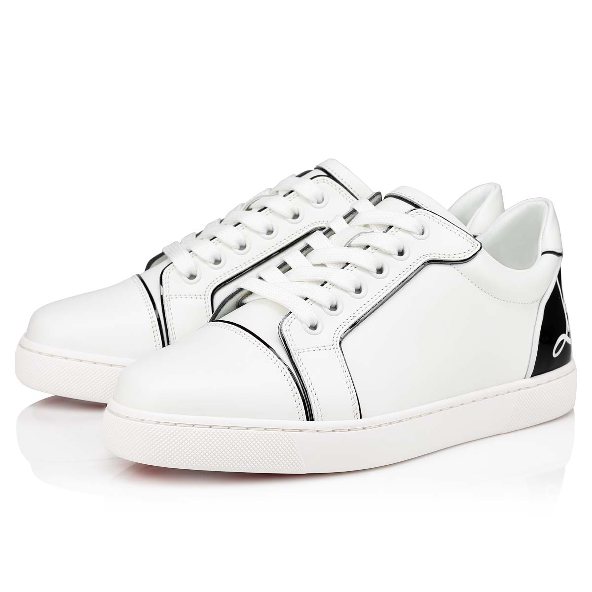 White Women\'s Christian Louboutin Fun Vieira Sneakers | Bkrdz2it