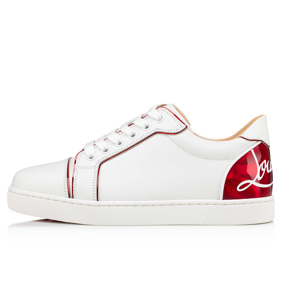 White Women's Christian Louboutin Fun Vieira Sneakers | bt48wyJv