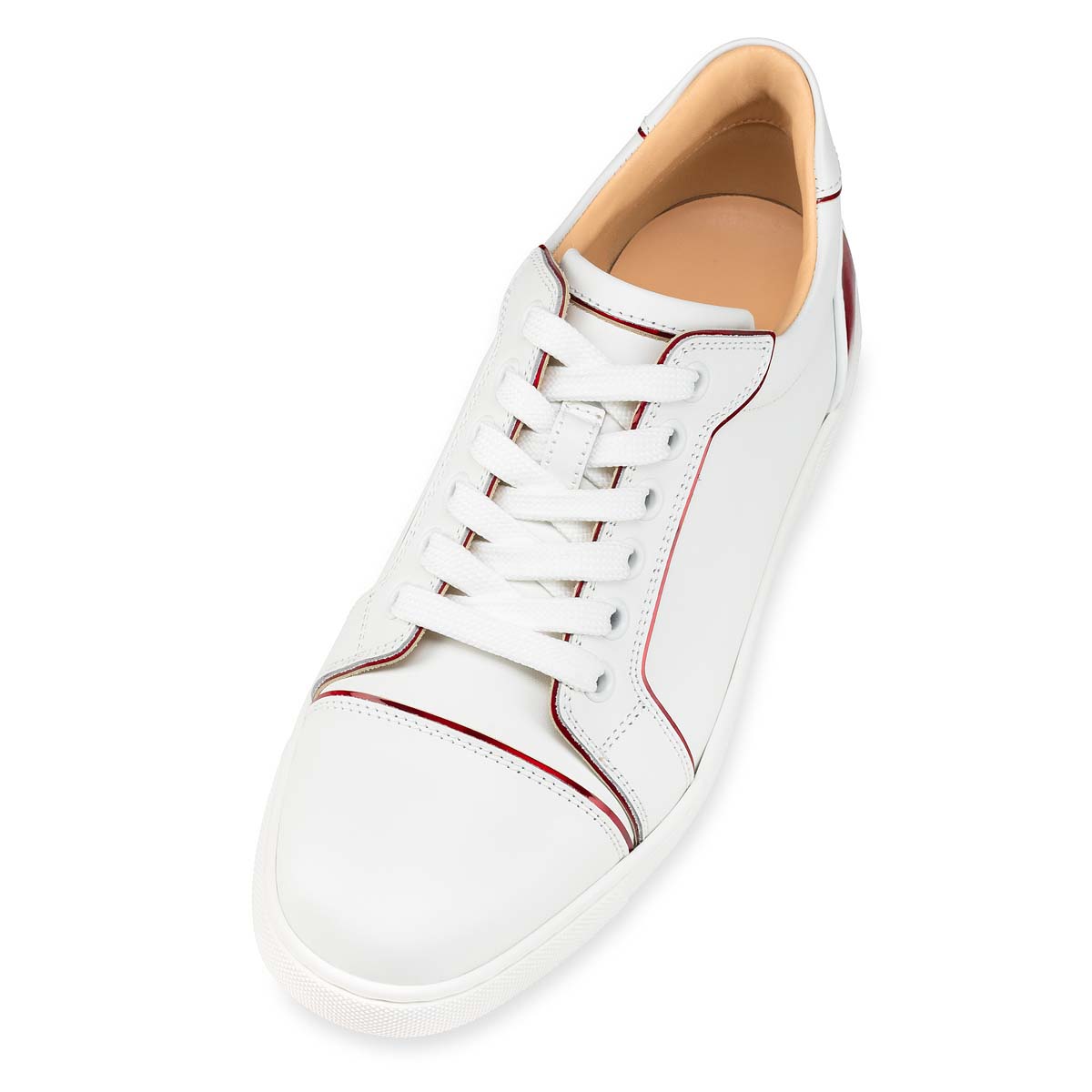 White Women's Christian Louboutin Fun Vieira Sneakers | bt48wyJv