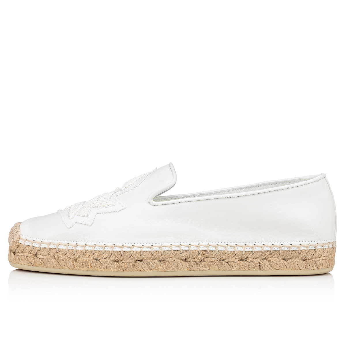 White Women's Christian Louboutin Nanou Max Espadrilles | LWL6xW3H