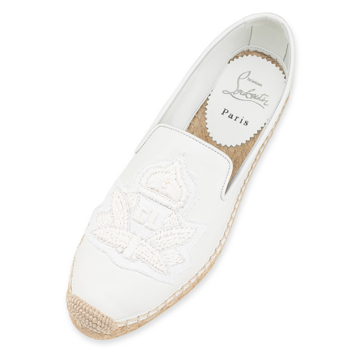 White Women's Christian Louboutin Nanou Max Espadrilles | LWL6xW3H