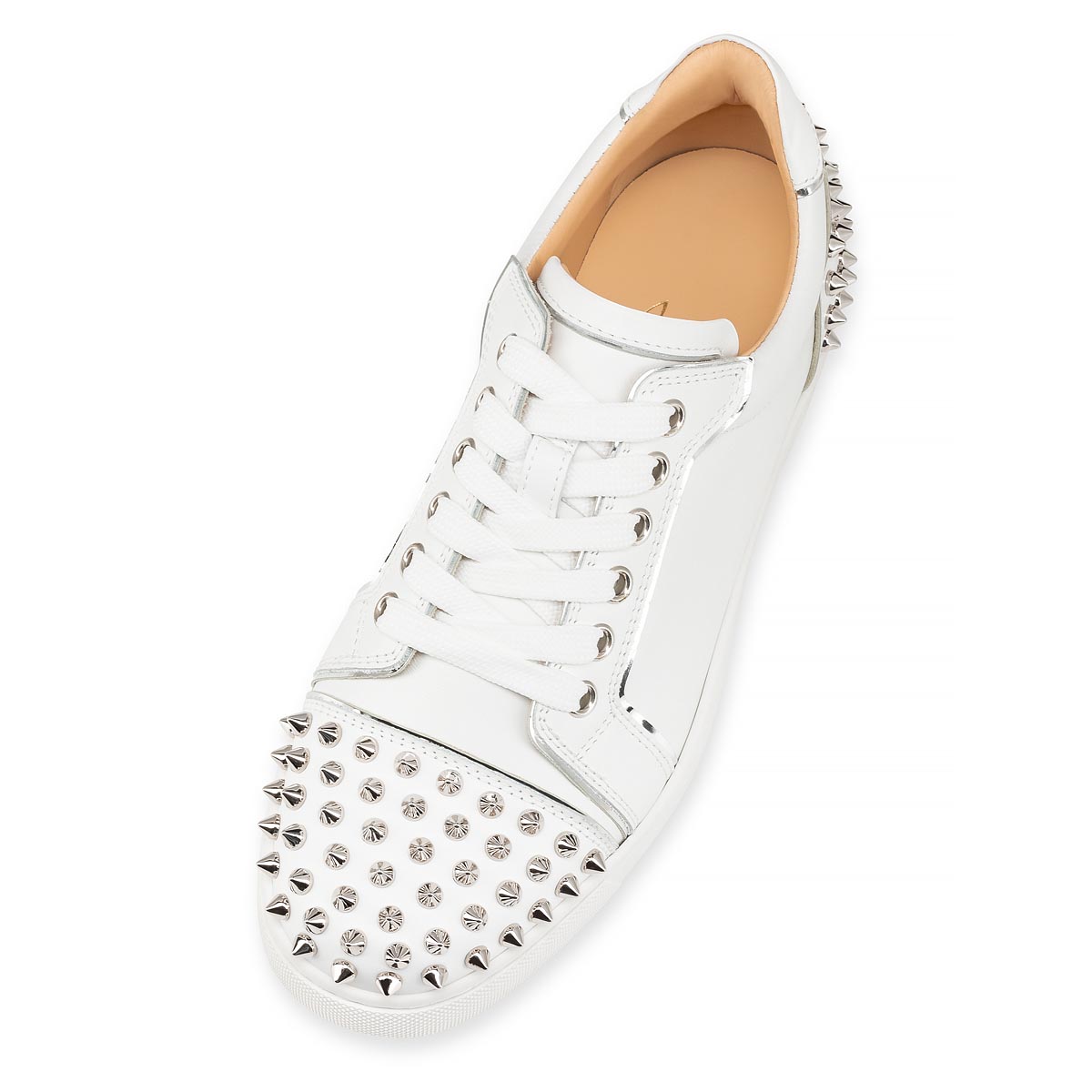 White Women's Christian Louboutin Vieira 2 Sneakers | X1y6FdC0