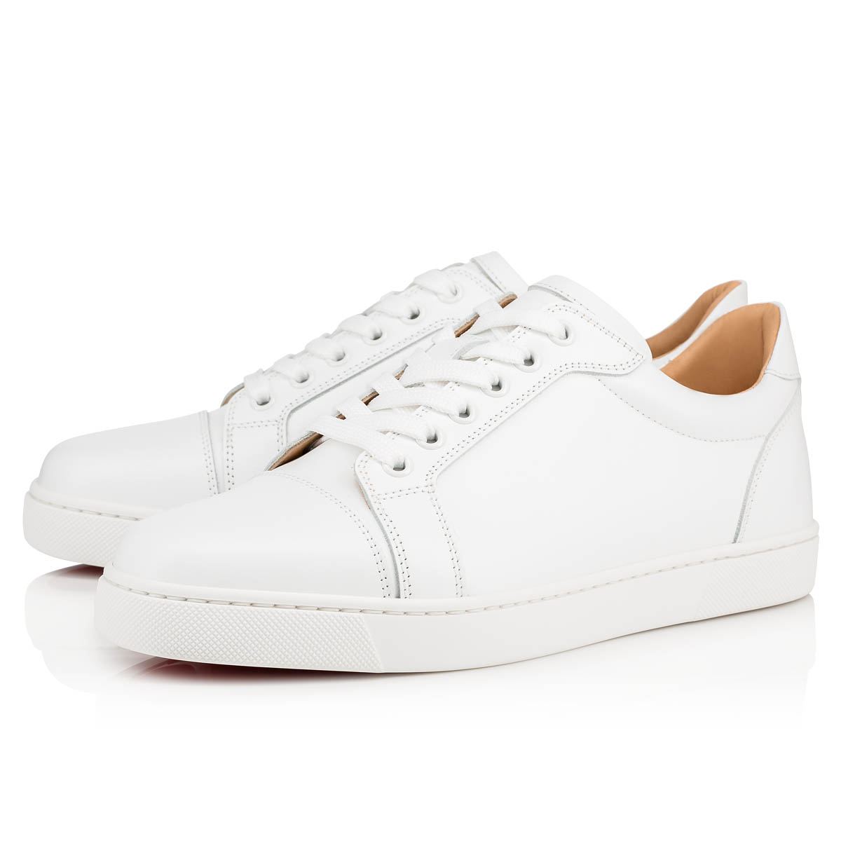 White Women\'s Christian Louboutin Vieira Sneakers | jG63BWwU