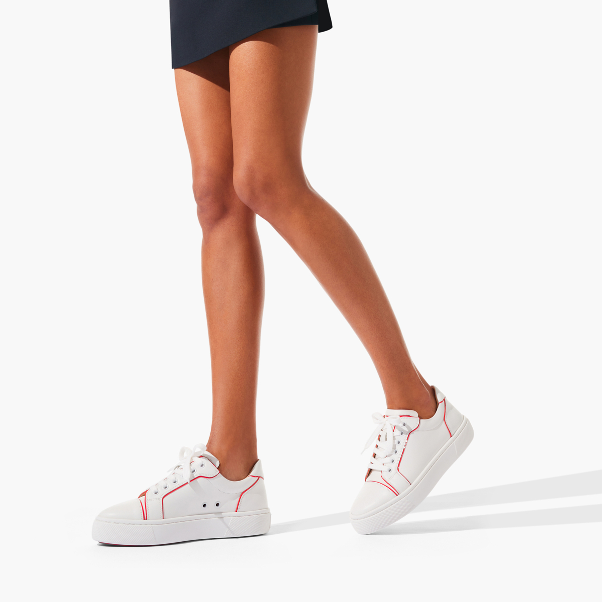 White Women's Christian Louboutin Vieirissima Sneakers | sJhaoHoq